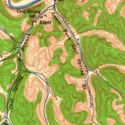United States Geological Survey Oneida, KY (1953, 24000-Scale) digital map