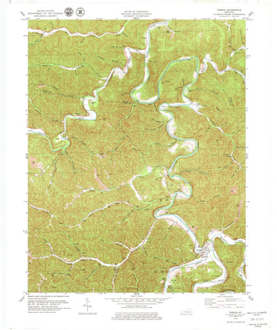 United States Geological Survey Oneida, KY (1979, 24000-Scale) digital map