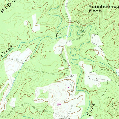 United States Geological Survey Oneida North, TN-KY (1955, 24000-Scale) digital map