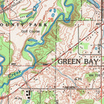 United States Geological Survey Oneida North, WI (1992, 24000-Scale) digital map