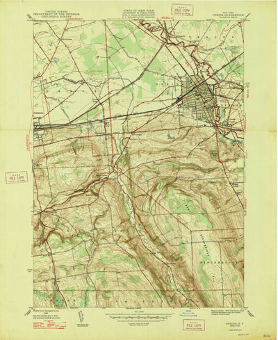 United States Geological Survey Oneida, NY (1947, 24000-Scale) digital map