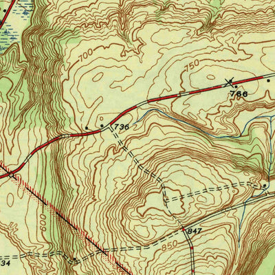 United States Geological Survey Oneida, NY (1947, 24000-Scale) digital map