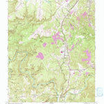United States Geological Survey Oneida South, TN (1952, 24000-Scale) digital map