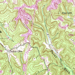 United States Geological Survey Oneida South, TN (1952, 24000-Scale) digital map