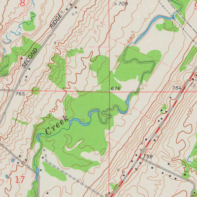 United States Geological Survey Oneida South, WI (1974, 24000-Scale) digital map