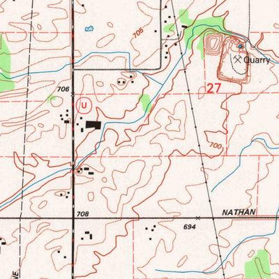 United States Geological Survey Oneida South, WI (1992, 24000-Scale) digital map