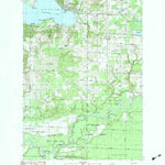 United States Geological Survey Onekama, MI (1982, 25000-Scale) digital map