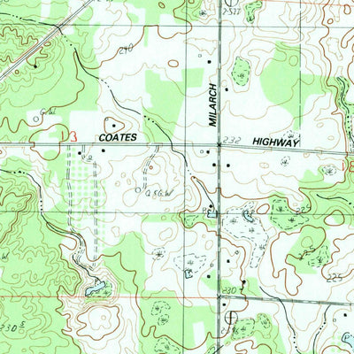 United States Geological Survey Onekama, MI (1982, 25000-Scale) digital map