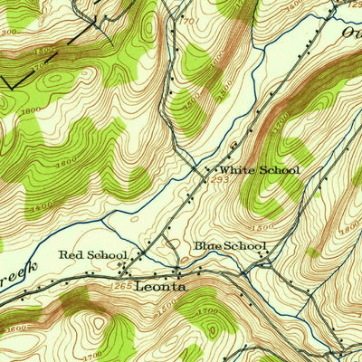 United States Geological Survey Oneonta, NY (1915, 62500-Scale) digital map