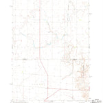 United States Geological Survey Onida SE, SD (1967, 24000-Scale) digital map