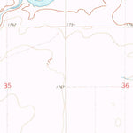 United States Geological Survey Onida SE, SD (1967, 24000-Scale) digital map