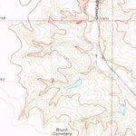 United States Geological Survey Onida SE, SD (1967, 24000-Scale) digital map