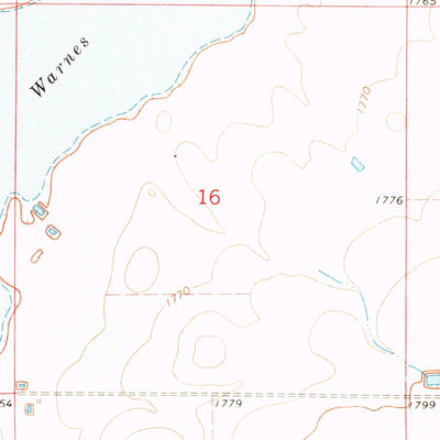 United States Geological Survey Onida SW, SD (1967, 24000-Scale) digital map