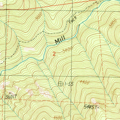 United States Geological Survey Onion Butte, CA (1991, 24000-Scale) digital map