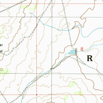 United States Geological Survey Onion Spring, AZ (1990, 24000-Scale) digital map