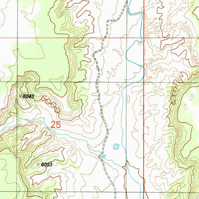 United States Geological Survey Onion Spring, AZ (1990, 24000-Scale) digital map