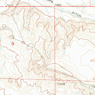 United States Geological Survey Onion Springs, WY (1970, 24000-Scale) digital map