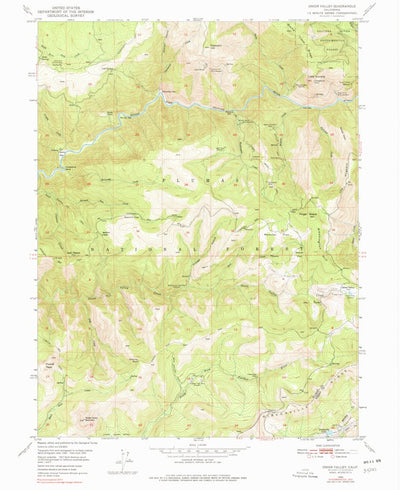 United States Geological Survey Onion Valley, CA (1950, 24000-Scale) digital map