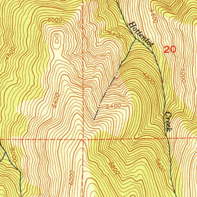 United States Geological Survey Onion Valley, CA (1951, 24000-Scale) digital map