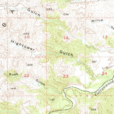 United States Geological Survey Ono, CA (1952, 62500-Scale) digital map