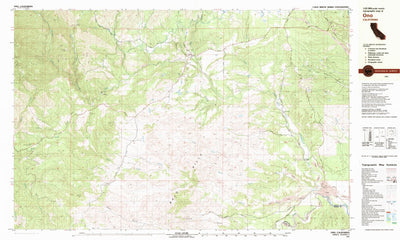 United States Geological Survey Ono, CA (1981, 25000-Scale) digital map