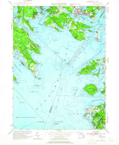 United States Geological Survey Onset, MA (1953, 24000-Scale) digital map