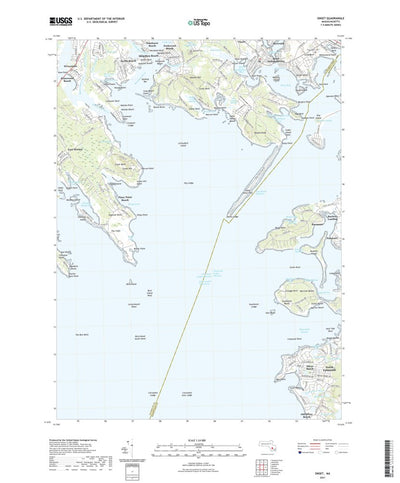 United States Geological Survey Onset, MA (2021, 24000-Scale) digital map