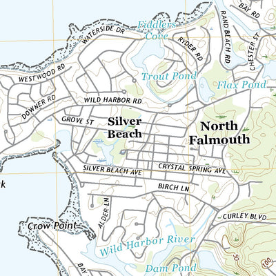 United States Geological Survey Onset, MA (2021, 24000-Scale) digital map