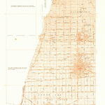 United States Geological Survey Ontario, CA (1933, 31680-Scale) digital map