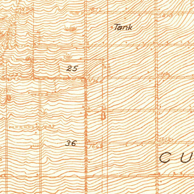 United States Geological Survey Ontario, CA (1933, 31680-Scale) digital map