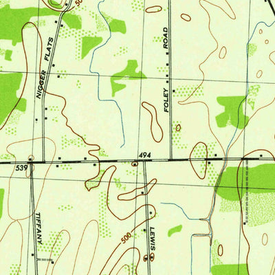 United States Geological Survey Ontario, NY (1942, 31680-Scale) digital map