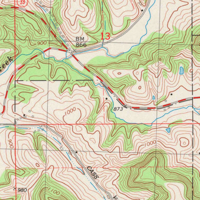 United States Geological Survey Ontario, WI (1983, 24000-Scale) digital map