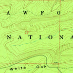 United States Geological Survey Onyx, AR (1968, 24000-Scale) digital map
