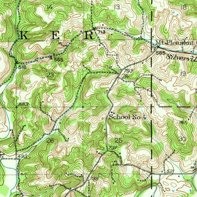 United States Geological Survey Oolitic, IN (1935, 62500-Scale) digital map