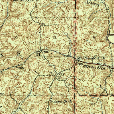 United States Geological Survey Oolitic, IN (1942, 62500-Scale) digital map