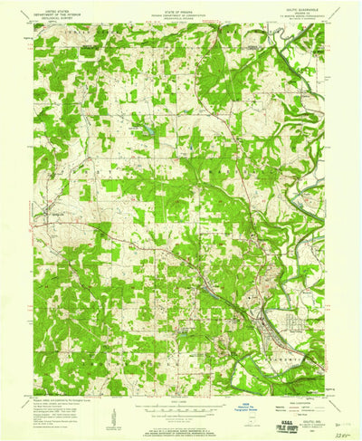 United States Geological Survey Oolitic, IN (1957, 24000-Scale) digital map