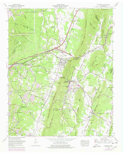 United States Geological Survey Ooltewah, TN (1964, 24000-Scale) digital map
