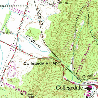 United States Geological Survey Ooltewah, TN (1964, 24000-Scale) digital map