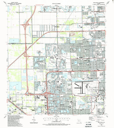 United States Geological Survey Opa-Locka, FL (1988, 24000-Scale) digital map
