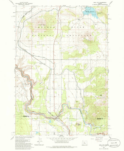 United States Geological Survey Opal City, OR (1985, 24000-Scale) digital map