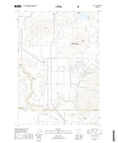 United States Geological Survey Opal City, OR (2020, 24000-Scale) digital map