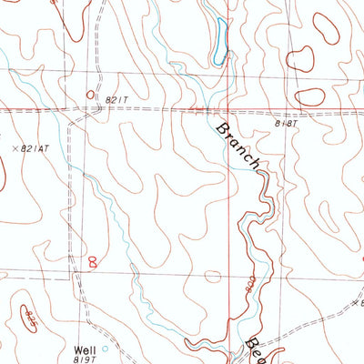 United States Geological Survey Opal East, SD (1983, 24000-Scale) digital map