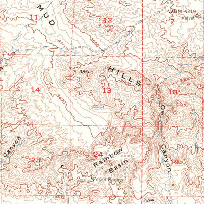 United States Geological Survey Opal Mountain, CA (1955, 62500-Scale) digital map