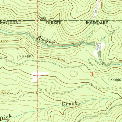 United States Geological Survey Opal Mountain, OR (1968, 24000-Scale) digital map