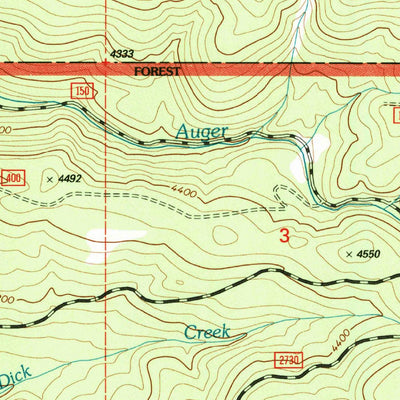 United States Geological Survey Opal Mountain, OR (1992, 24000-Scale) digital map