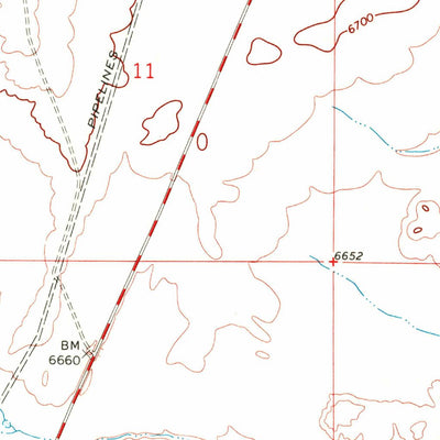 United States Geological Survey Opal, WY (1969, 24000-Scale) digital map