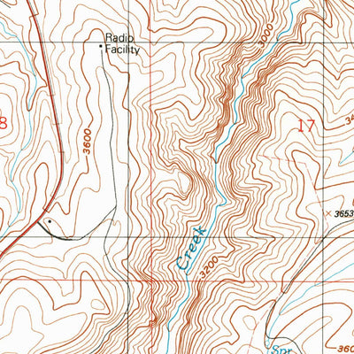 United States Geological Survey Opalene Gulch, ID (1992, 24000-Scale) digital map