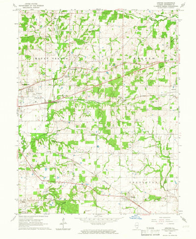 United States Geological Survey Opdyke, IL (1964, 24000-Scale) digital map