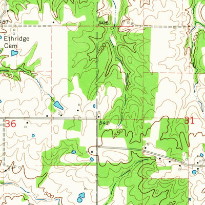 United States Geological Survey Opdyke, IL (1964, 24000-Scale) digital map