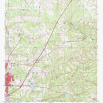 United States Geological Survey Opelika East, AL (1970, 24000-Scale) digital map